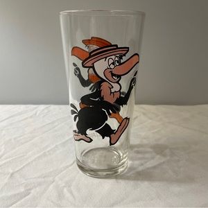 Vintage 1973 Pepsi Collector Series Looney Tunes “Beaky Buzzard” Glass